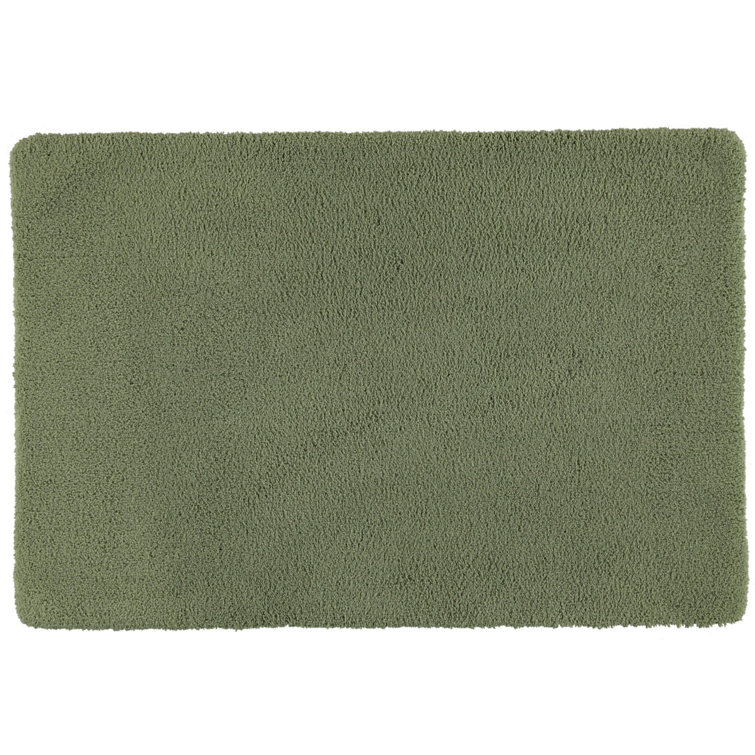 BADTEPPICHE SQUARE OLIVE - 404 - Grün, Textil (60/90cm) - Rhomtuft