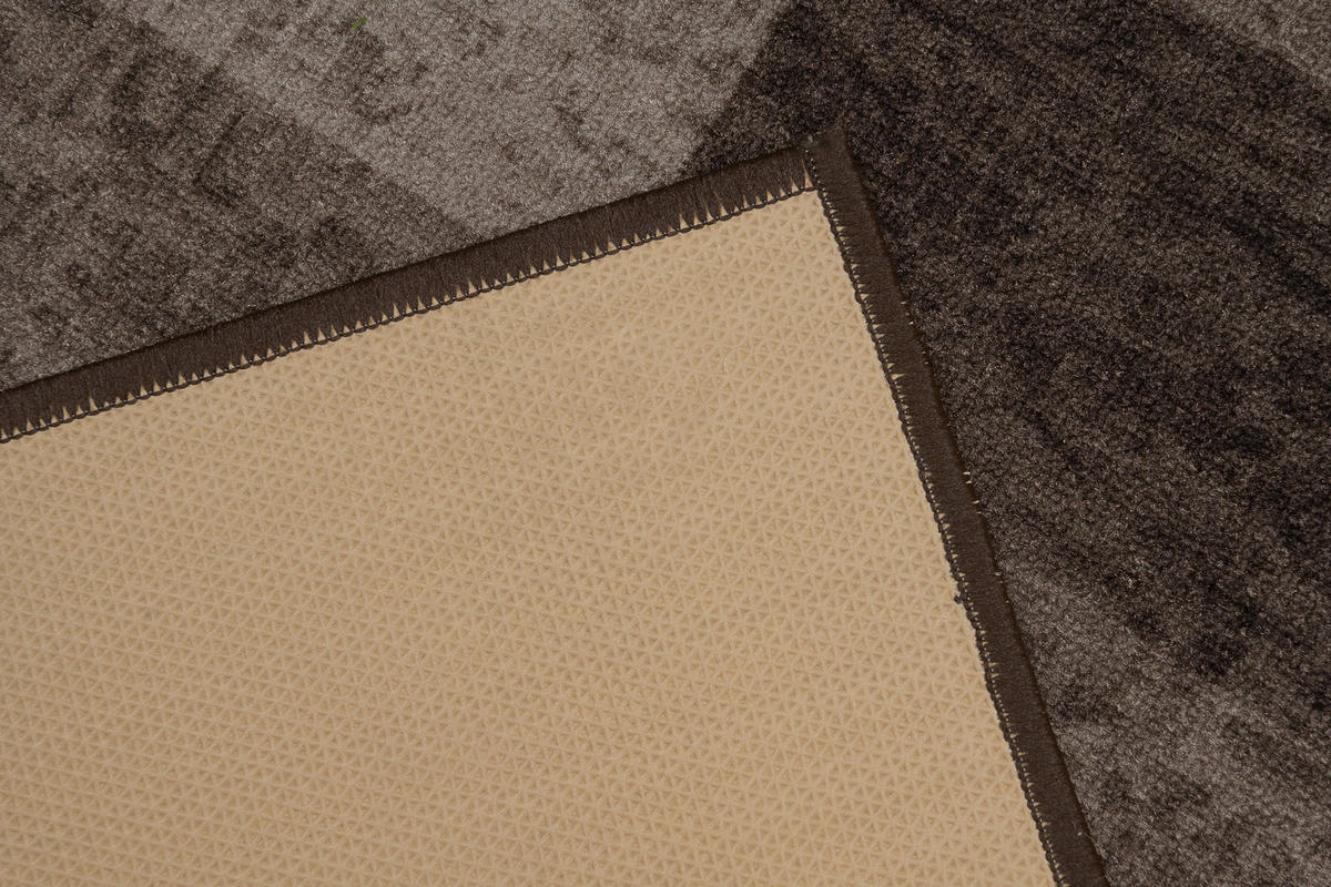TEPPICHLÄUFER Anti-Rutsch Braun rutschfest Gummiunterlage 67/1200 cm - Braun, Textil (67/1200cm) - Tapiso