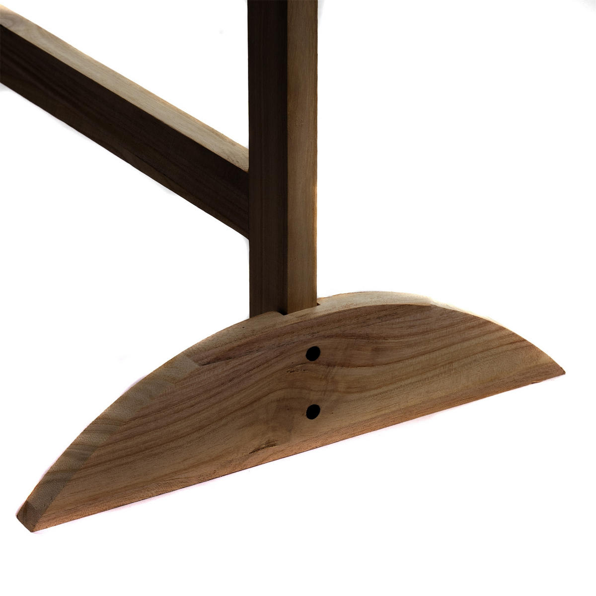 PARAVENT-FUSSSTÜTZEN Porta 2er Set Holz braun - Braun, Holz (33/1.8/7.8cm) - CREEDWOOD