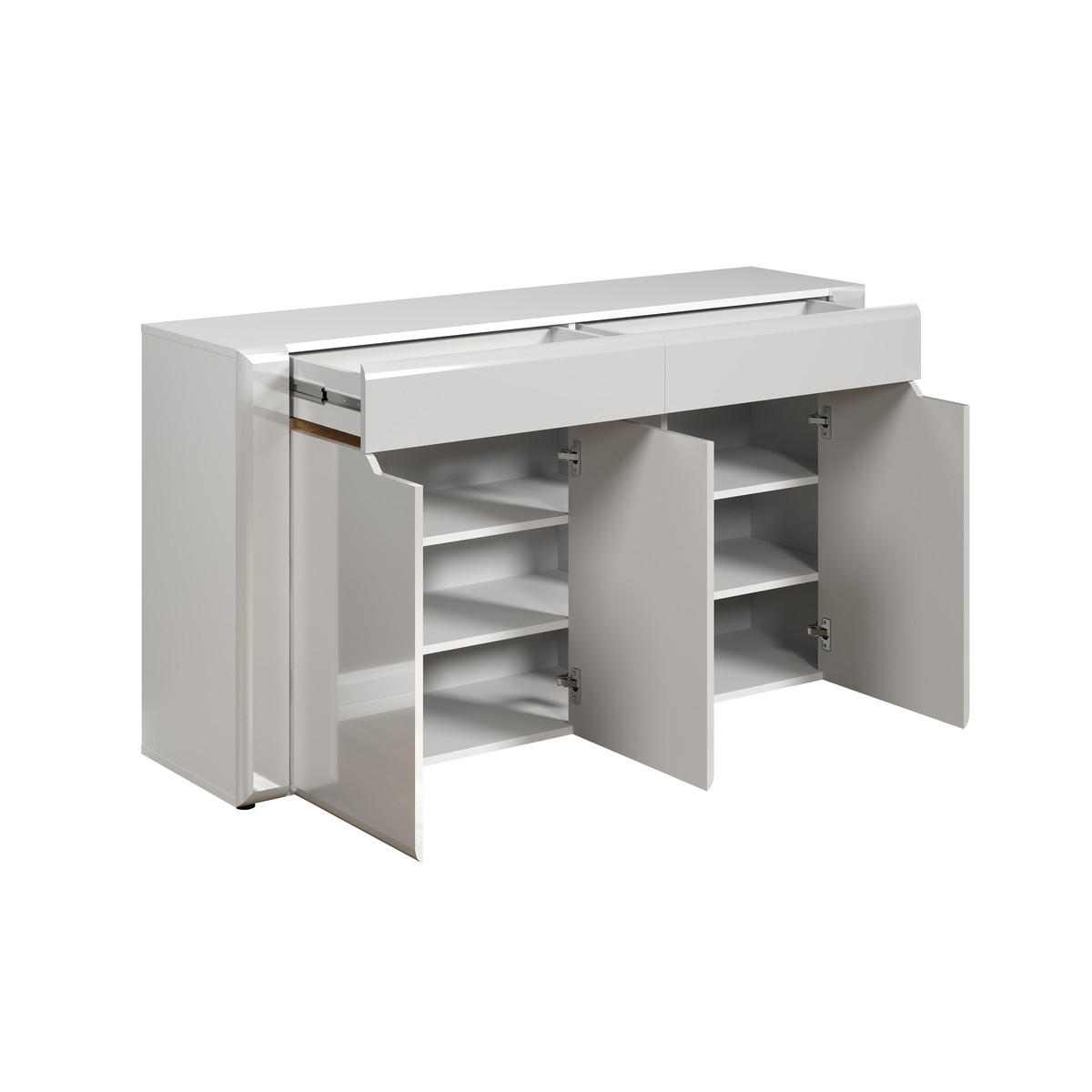 SIDEBOARD Marlon Weiß - Weiß, Holzwerkstoff (150/84/39cm) - Trendteam