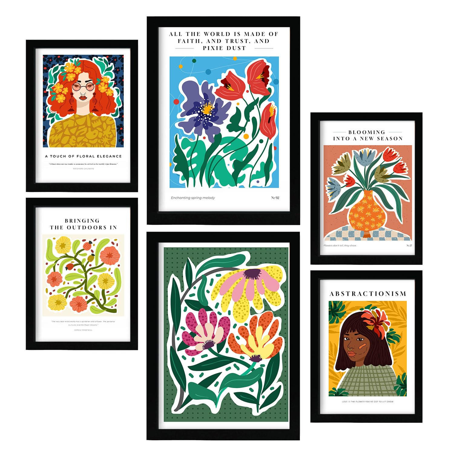 Nacnic Poster Schwarz 29x3 cm