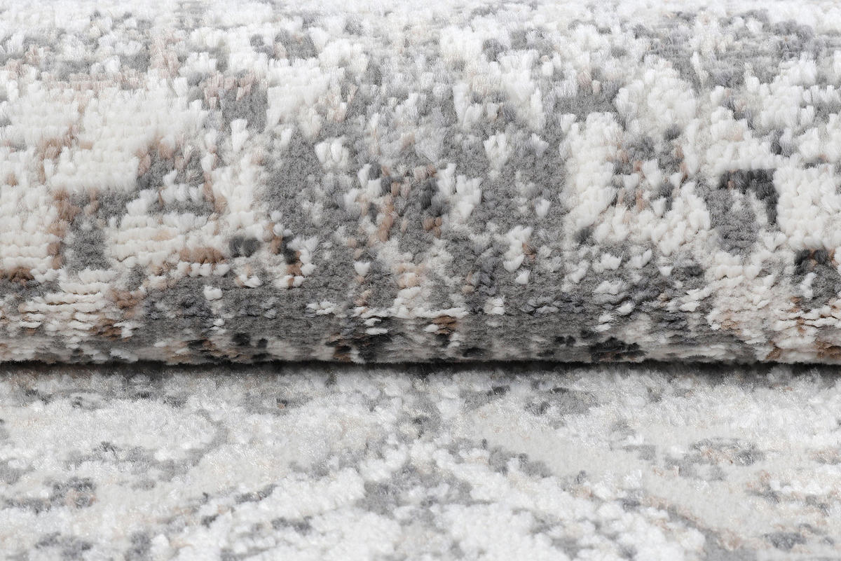TEPPICHLÄUFER VALLEY hellgrau vintage 70/400 cm - Hellgrau, Textil (70/400cm) - Tapiso