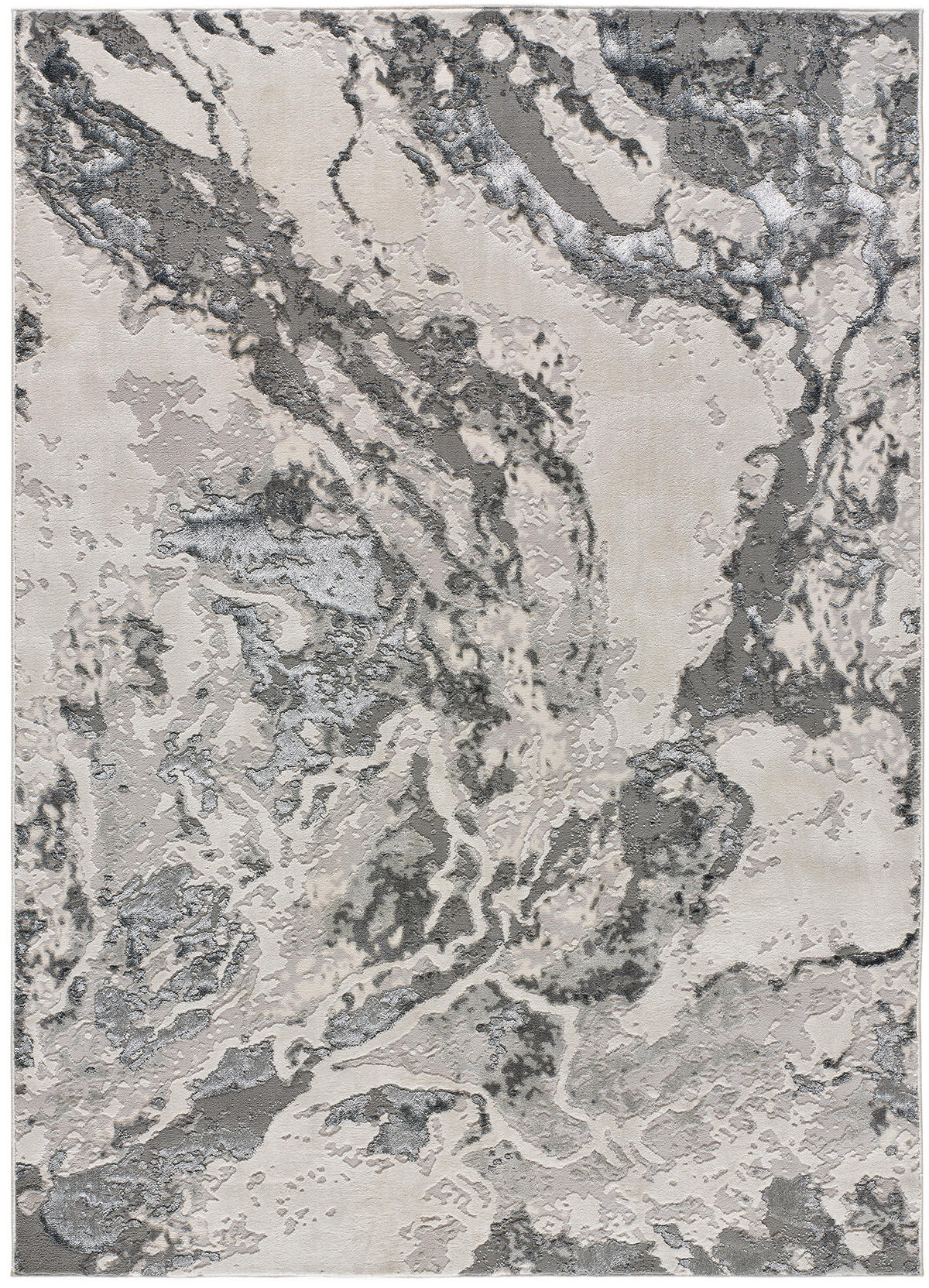 WEBTEPPICH Grau Agata 80/150 cm - Grau, Naturmaterialien/Textil (80/150cm) - Atticgo