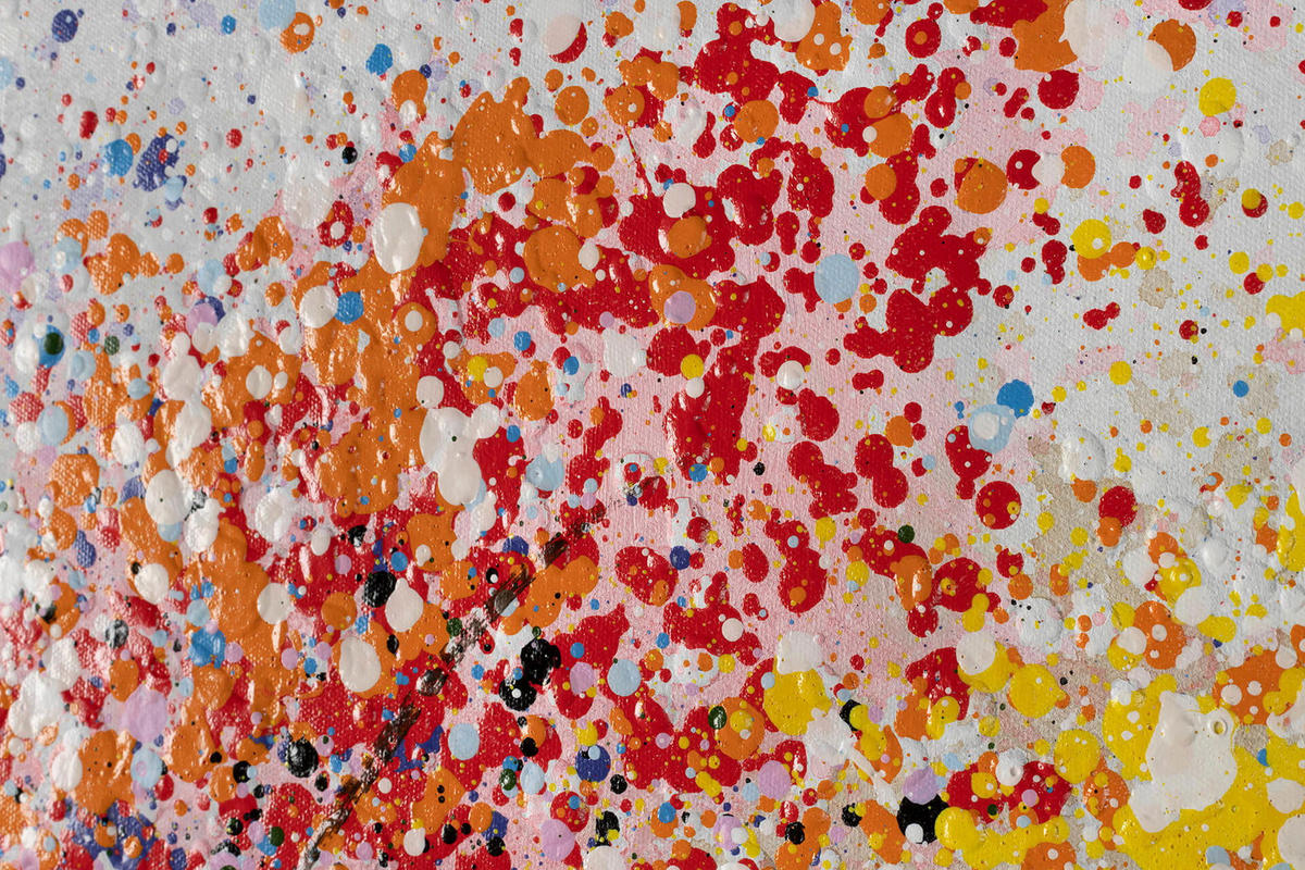 ÖLGEMÄLDE 140/70 cm - Multicolor, Holz/Textil (1.98/70cm) - KUNSTLOFT