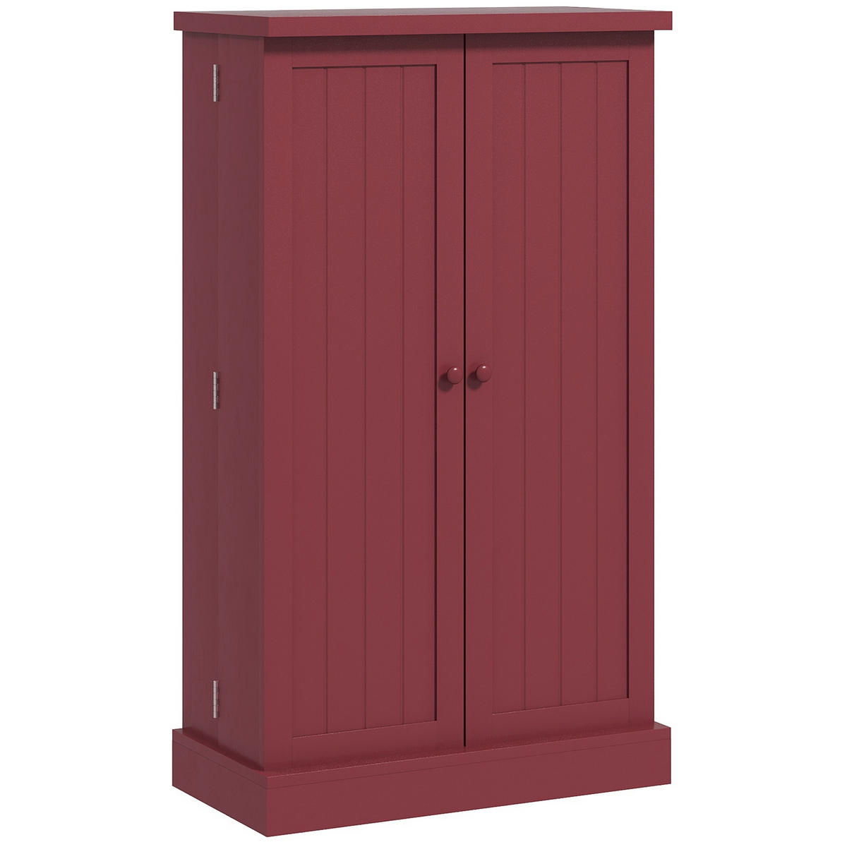 MEHRZWECKSCHRANK DE-11143 5 Böden Rot - Rot, Holzwerkstoff (30/104/60cm) - ComfortXL