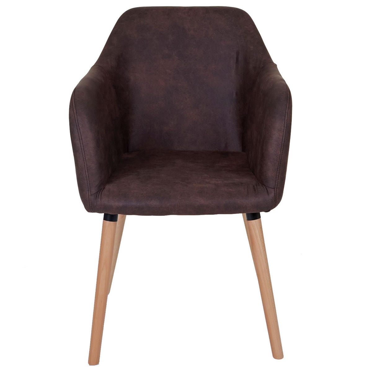 ESSZIMMERSTUHL Rehbraun - Hellbraun/Dunkelbraun, Textil (58/88/64cm) - Jamb