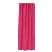 VORHANG Blickdicht ( 140x245cm ) mit Kräuselband / Universalband in Pink - Pink, Textil (140/245cm) - Bestlivings