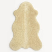 SCHAFFELL Kurzhaar Creme Natur ca. 70 cm - Beige/Creme, Fell (40/70cm) - Provellus