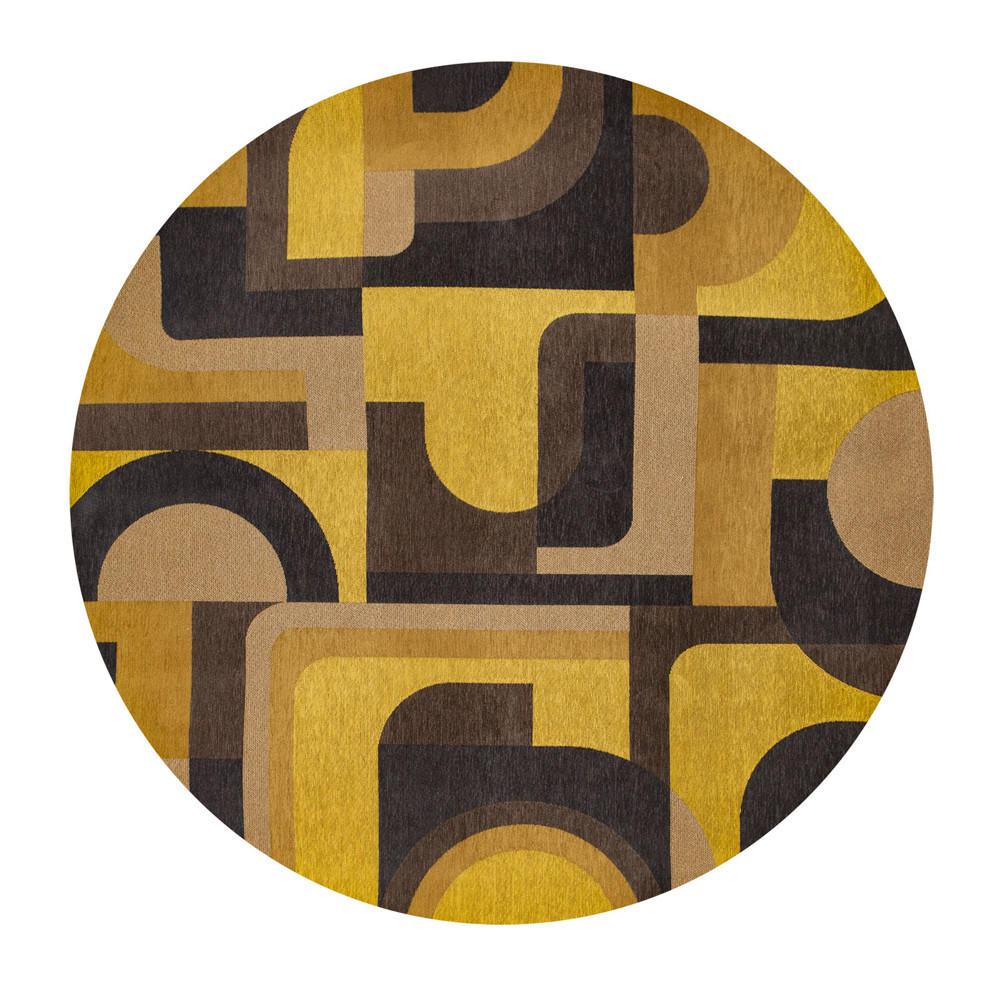 TEPPICH Yellow Meyer Nuance 240/240 cm - Gelb, Textil (240/240cm) - Louis De Poortere