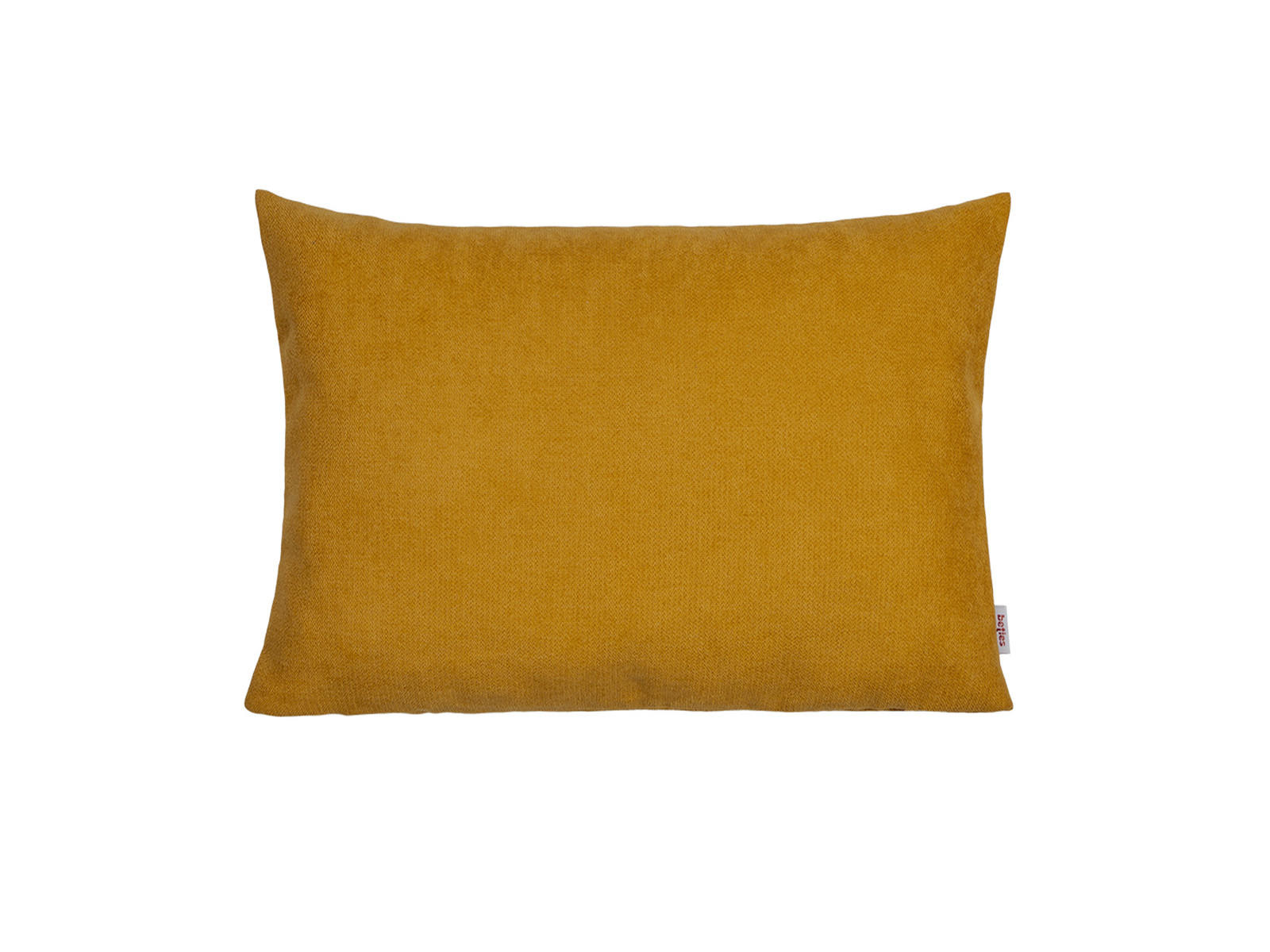 KISSENHÜLLE FarbTon Chenille-Haptik curry-gelb 35/25 cm - Currygelb, Textil (25/35cm) - beties Heimtextil