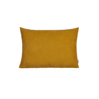 KISSENHÜLLE FarbTon Chenille-Haptik curry-gelb 35/25 cm - Currygelb, Textil (25/35cm) - beties Heimtextil