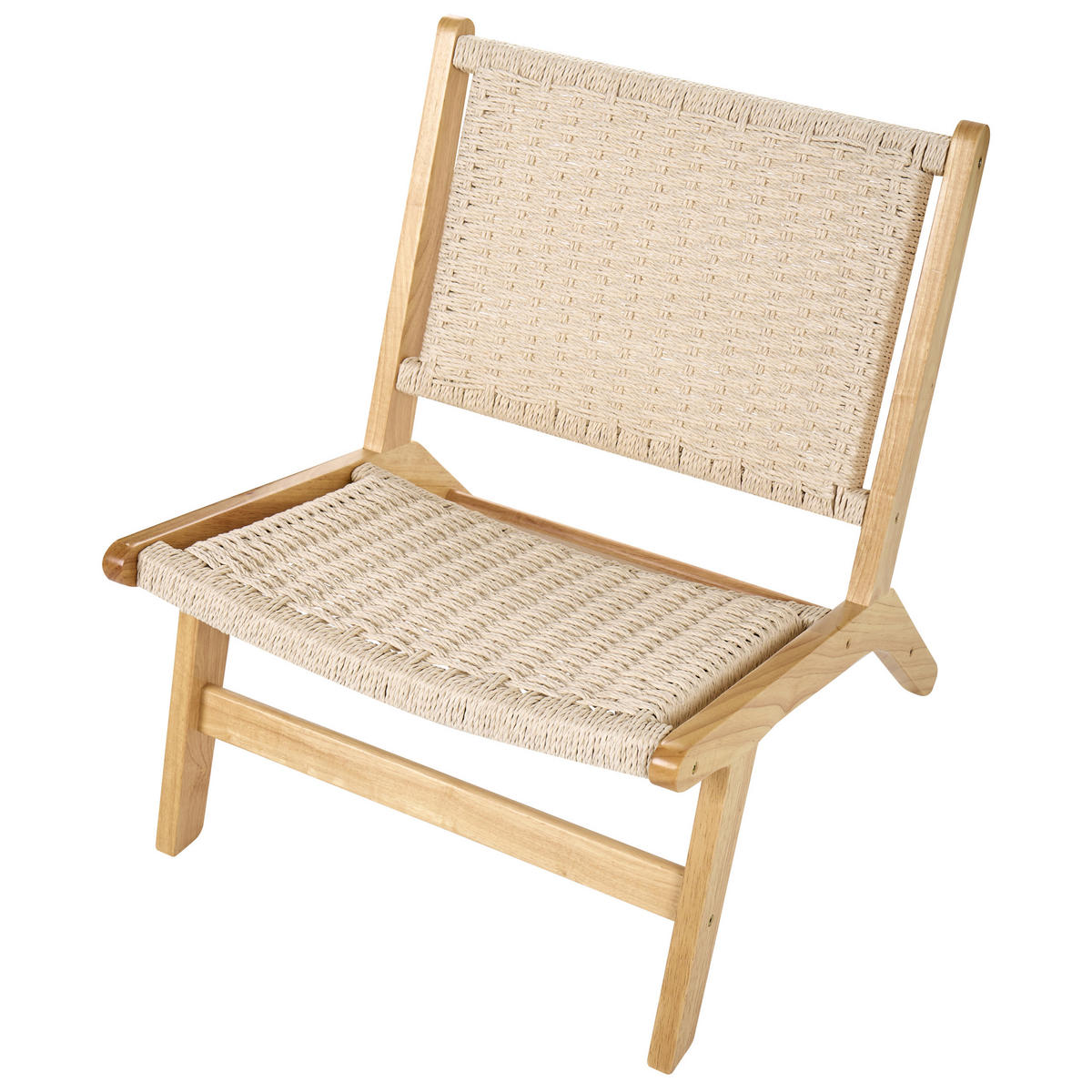 SESSEL Holz Hellbraun Villaz - Hellbraun, Holz (64/75/71cm) - Beliani