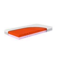 KALTSCHAUM-MATRATZE "Sleep Balance", H3/H4, 100 x 200 cm, Höhe: ca. 18 cm - Weiß, Textil (100/200cm) - Hn8 Schlafsysteme