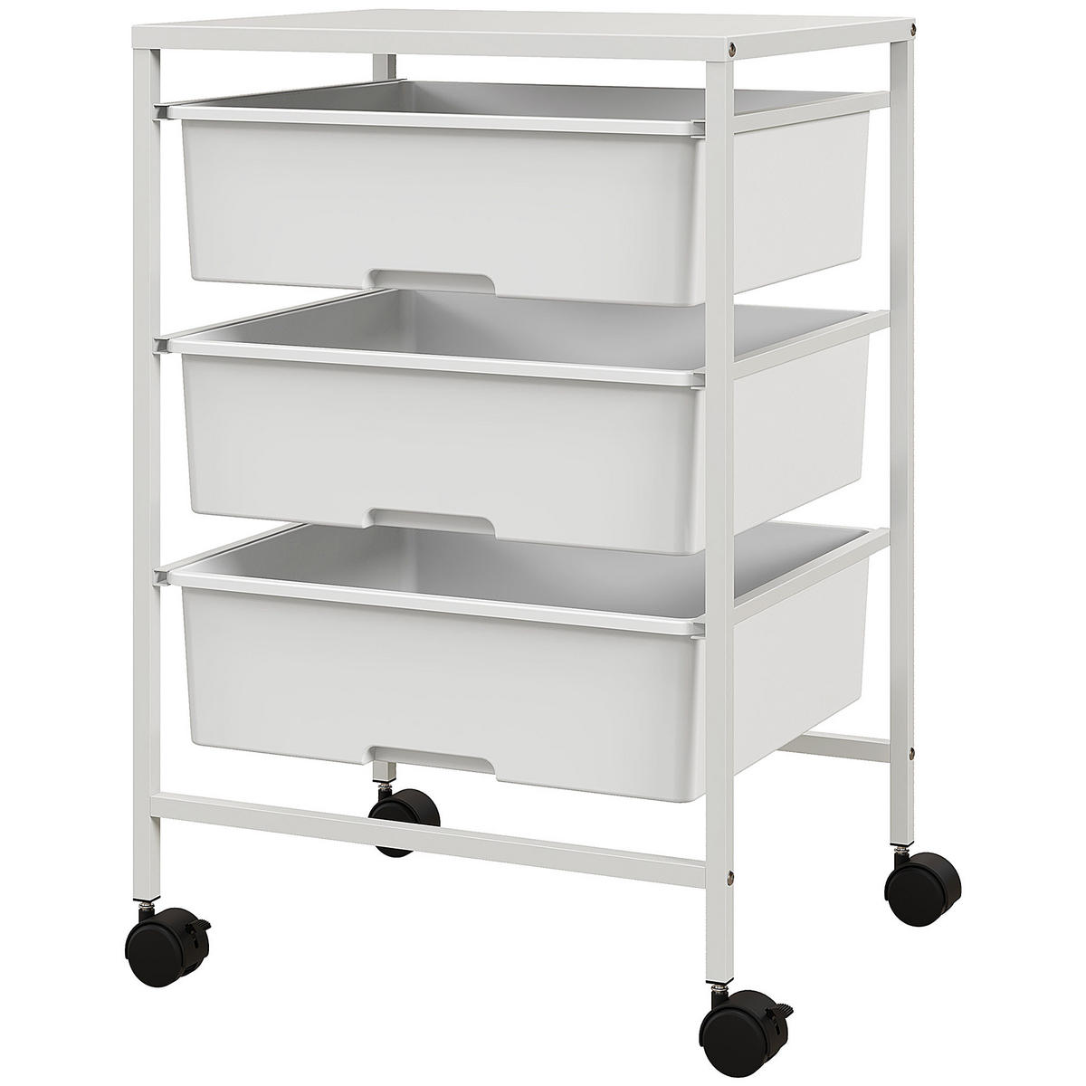 SERVIERWAGEN DE-08474 Weiß - Weiß, Kunststoff (33.5/60.5/40.8cm) - ComfortXL
