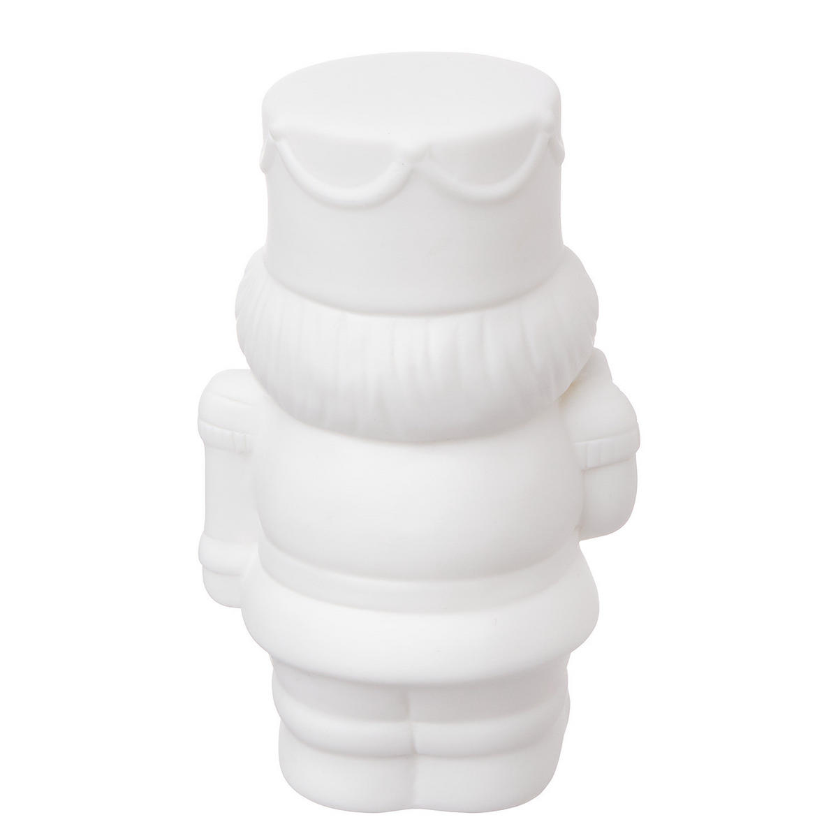 LED-NUSSKNACKER White Christmas - Weiß, Keramik (6/13/8cm) - Butlers