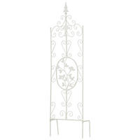 RANKGITTER Burk weiß - Weiß, Metall (35/122/7cm) - TPFGarden