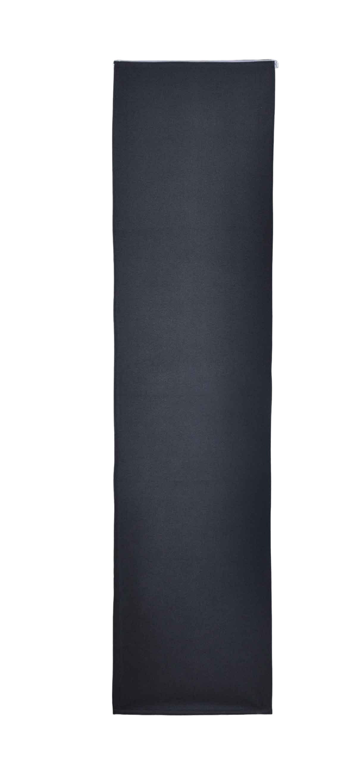 Gardinenbox Schiebevorhang Dunkelgrau 60x245x245 cm