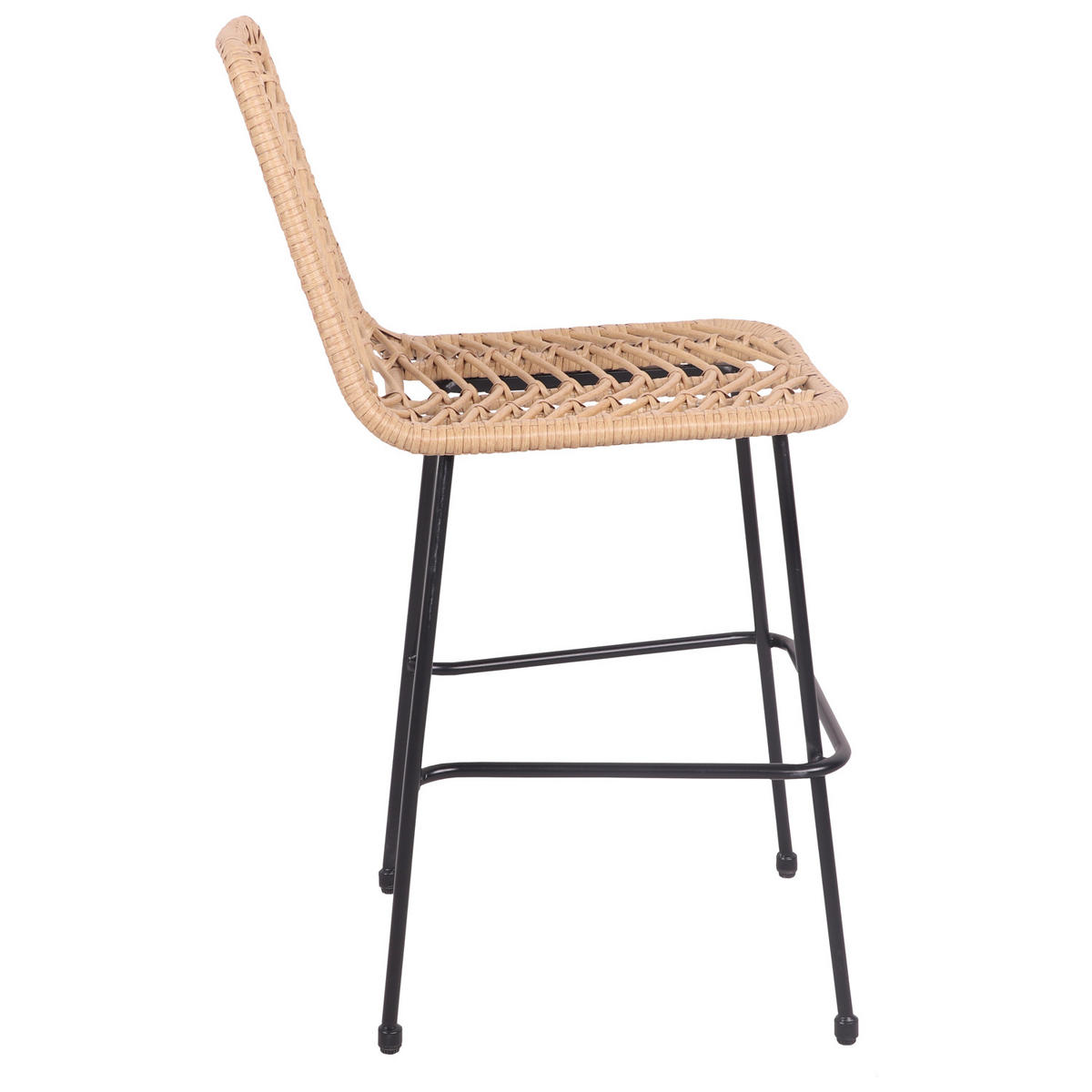 BARHOCKER Oka 2er-Set - Braun, Kunststoff (45.5/98.5/64.5cm) - Happy Garden