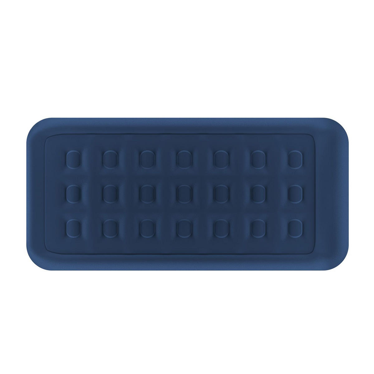 LUFTBETT Sapri M blau inkl. Tragetasche - Blau, Kunststoff (87/185cm) - Juskys