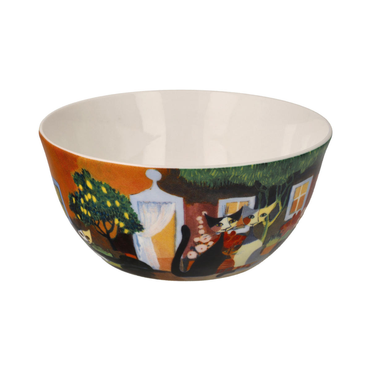 KÜNSTLERSCHALE Rosina Wachtmeister - Una bellissima giornata, Fine Bone China, Bunt, 15 cm - Multicolor, Keramik (7cm) - Goebel