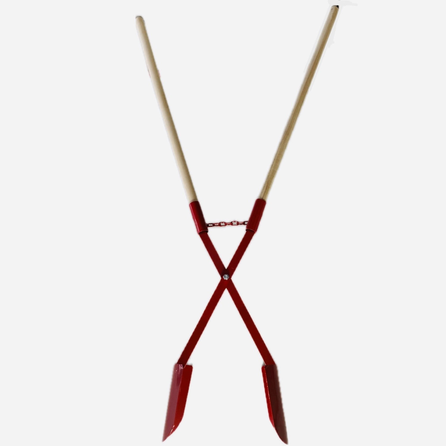 ERDLOCHAUSHEBER Größe 1 mit Stiel (110-320mm) Handbagger Erdlochheber Lochspaten - Multicolor, Metall (50/170/30cm) - TRIZERATOP