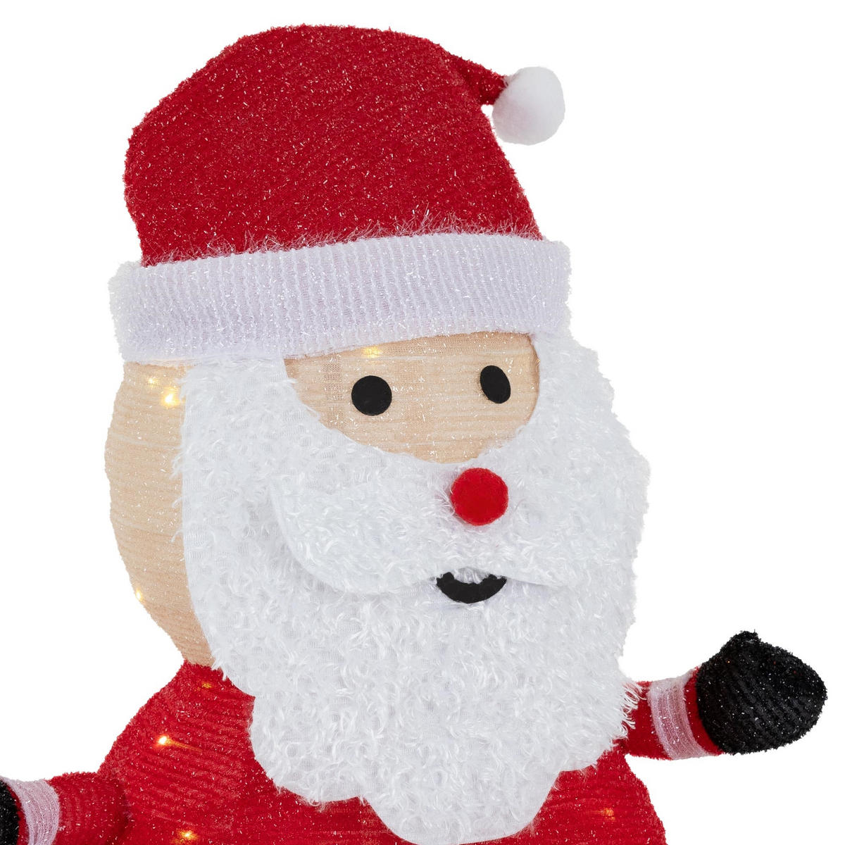 WEIHNACHT Santa - Rot, Kunststoff (58/68/32cm) - ECD-Germany