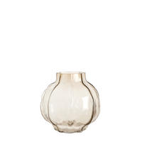 VASE Tejeda - Braun - 32.5/32.5/32 cm - Braun, Glas (32cm) - Light & Living