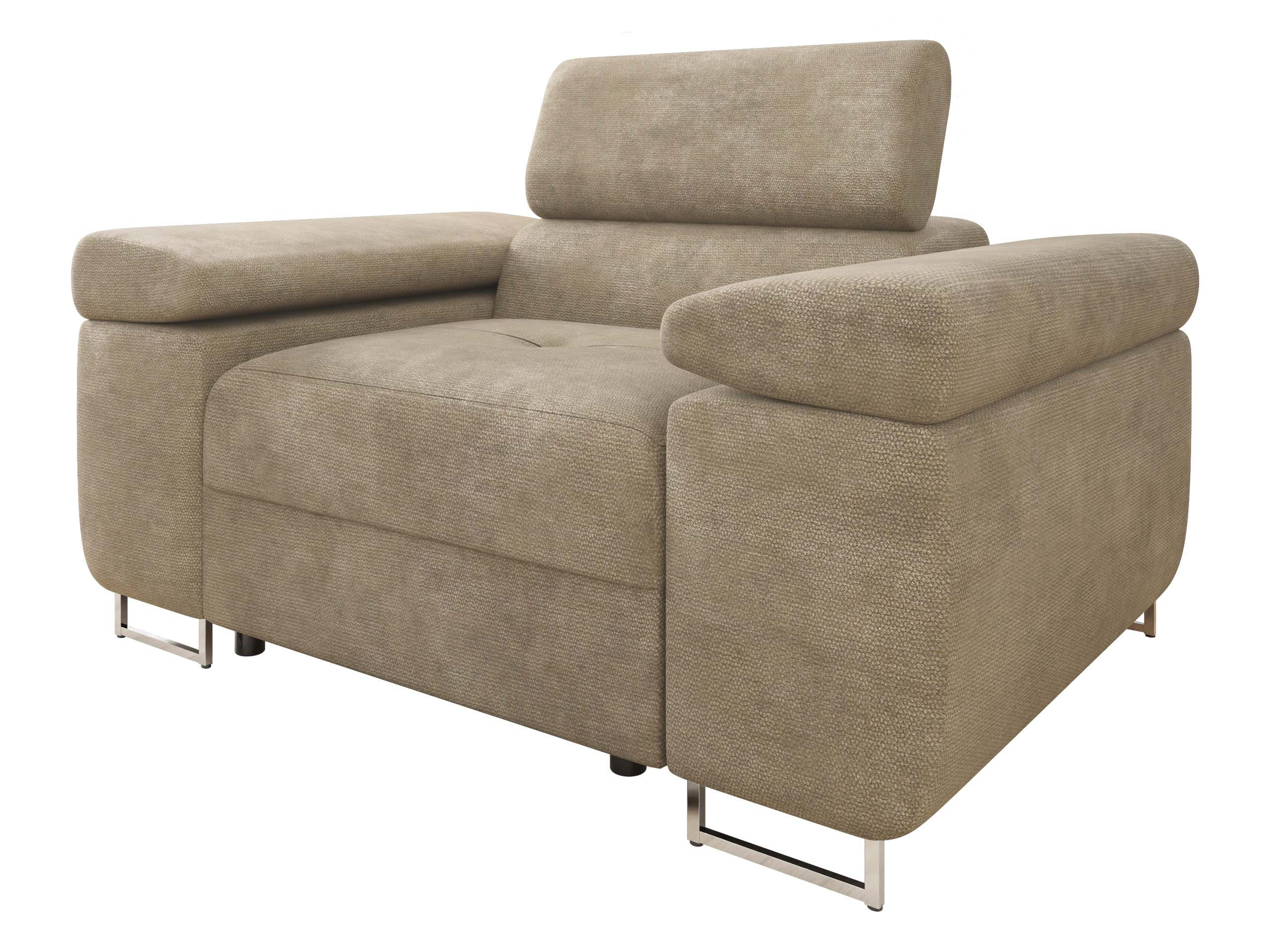 SESSEL Torezio - Sandfarben, Holz/Textil (134/90/102cm) - MIRJAN24