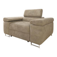 SESSEL Torezio - Sandfarben, Holz/Textil (134/90/102cm) - MIRJAN24