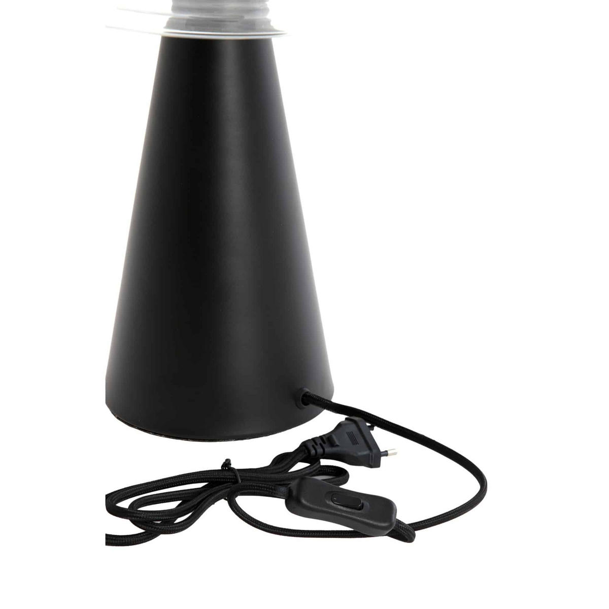 TISCHLAMPE Mueda Schwarz 30/30/43 cm - Schwarz, Metall (30/30/43cm) - Light & Living