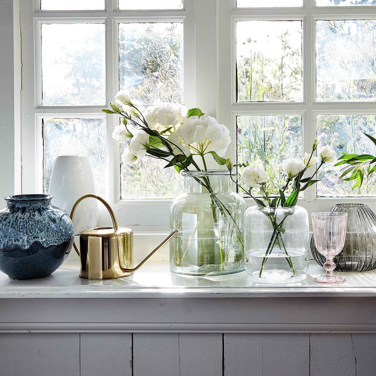 VASE Aquarelle - Blau, Keramik (20cm) - Butlers