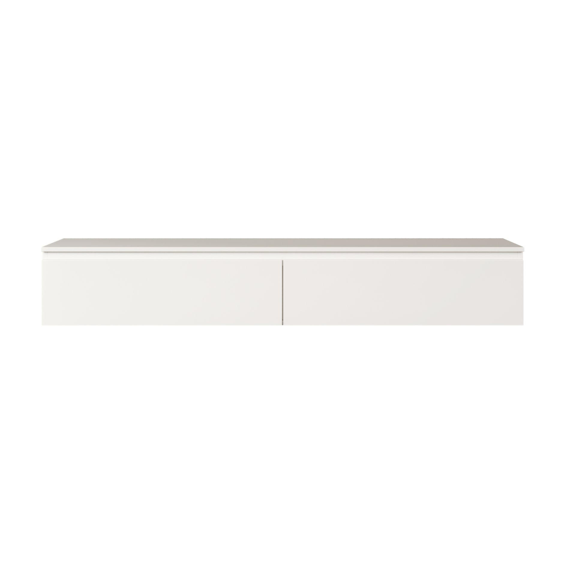 TV-LOWBOARD Bemmi Weiß 175 cm - Weiß, Holzwerkstoff (175/28.4/31.8cm) - Selsey
