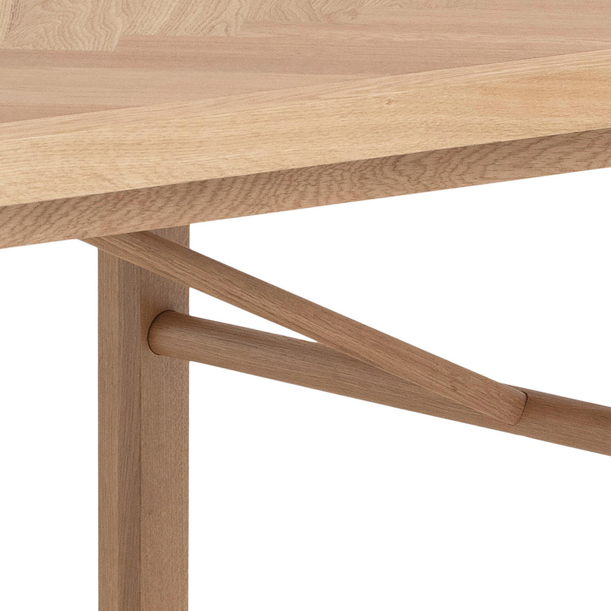 ESSTISCH - Eiche teilmassiv - Eichefarben, Holzwerkstoff (100/200/75cm) - home24