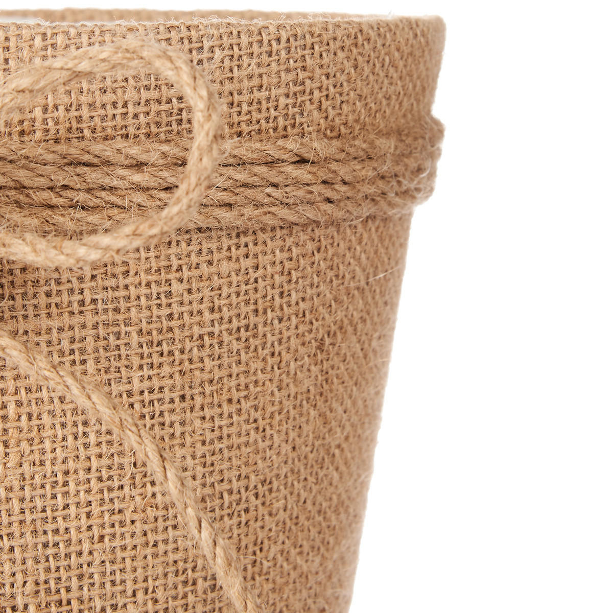 BLUMENTOPF Jute geflochten 20/16 cm - Braun, Kunststoff (20/16cm)