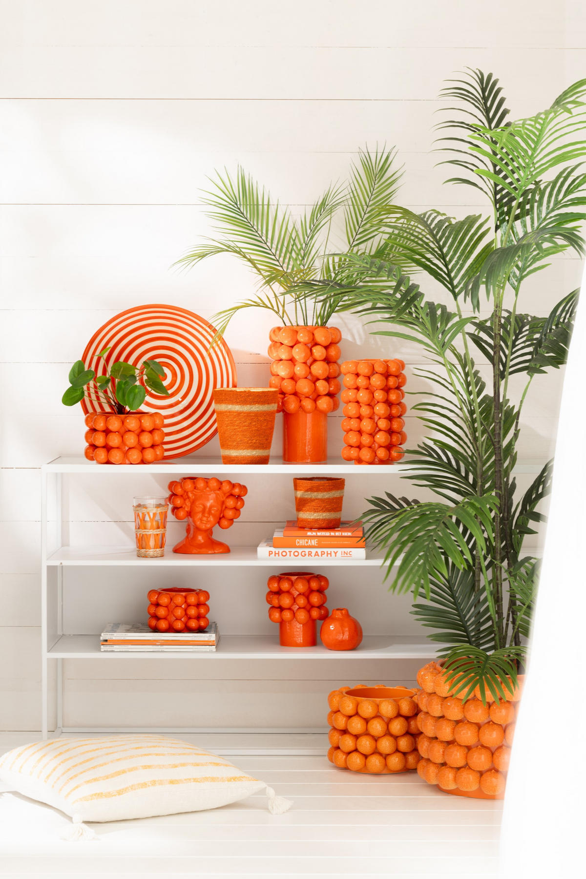 BLUMENTOPF APFELSINE - Töpferei - Orange - M - Ø 19,7 cm - Orange, Keramik (19.5/13cm) - J-Line
