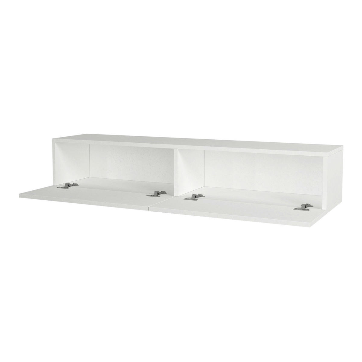 TV-ELEMENT Toivakka - Weiß, Holzwerkstoff (135/25/31cm) - [en.casa]