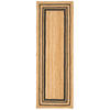 NATURFASER TEPPICH LÄUFER JUTE SALSA - Anthrazit, Textil (80/150cm) - Pergamon
