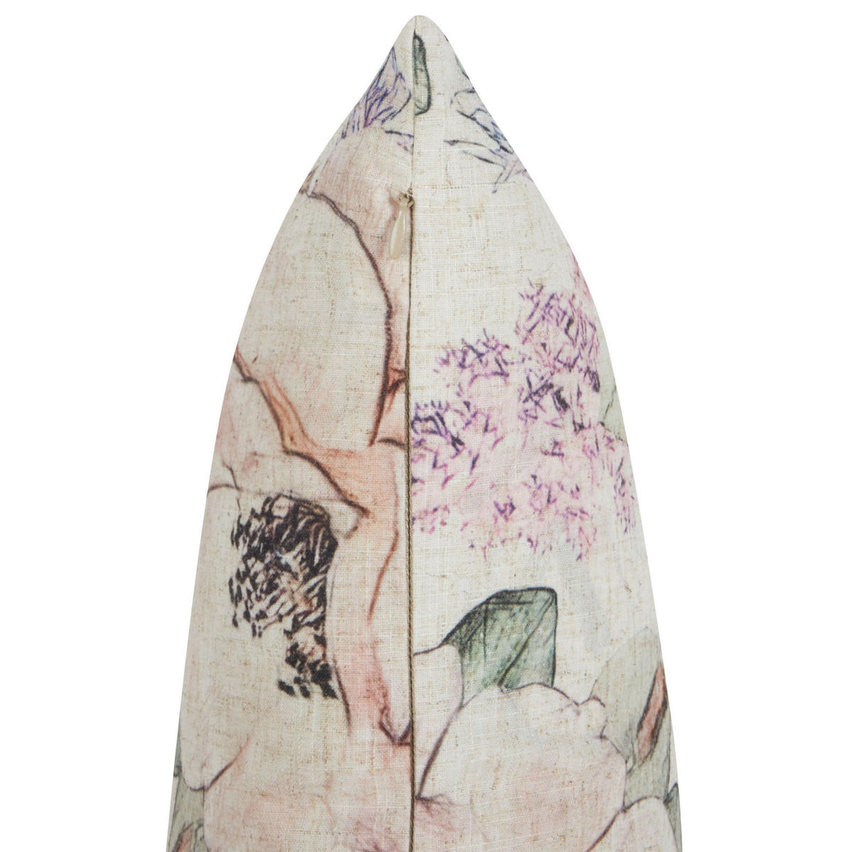 DEKOKISSEN 2er-Set Violett 45/45 cm Zahriye - Violett/Multicolor, Textil (45/45cm) - Beliani