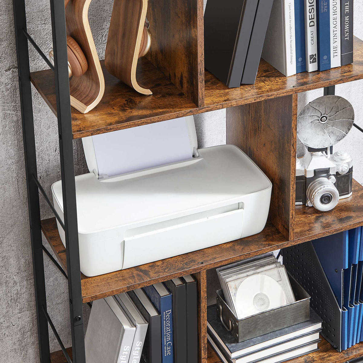 BÜCHERREGAL - Braun, Holzwerkstoff (30/150/74cm) - Hansiro