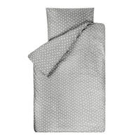 BINK Bettwäsche Sterne grau 135 x 200 - Grau, Textil (135/200cm) - Bink Bedding