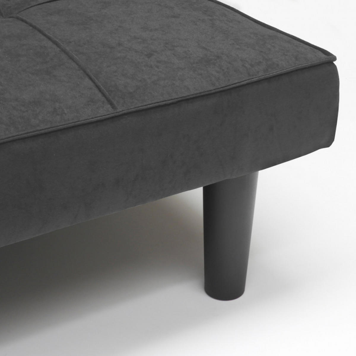 2-SITZER Sofabett Giada - Grau - Grau, Textil (179/76/91cm) - Pasmara
