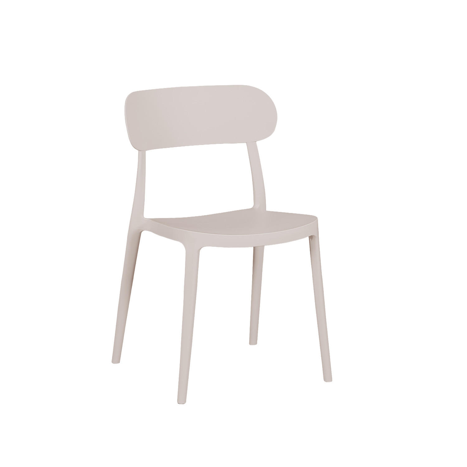 STUHL FÜR DRAUSSEN Moira Beige 47 cm x 80 cm - Beige, Kunststoff (47/80/51cm) - Klast Home