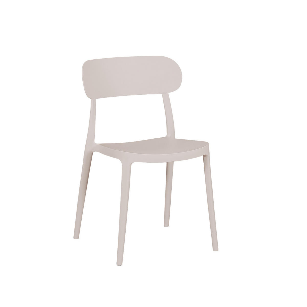 STUHL FÜR DRAUSSEN Moira Beige 47 cm x 80 cm - Beige, Kunststoff (47/80/51cm) - Klast Home