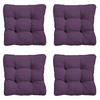 SITZKISSEN Panama 47/47 cm 4er-Set - Lila, Textil (47/8/47cm) - Madison
