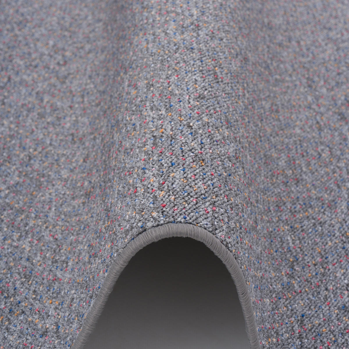 SCHLINGEN TEPPICH ALMA MELIERT - Grau, Textil (80/400cm) - Snapstyle