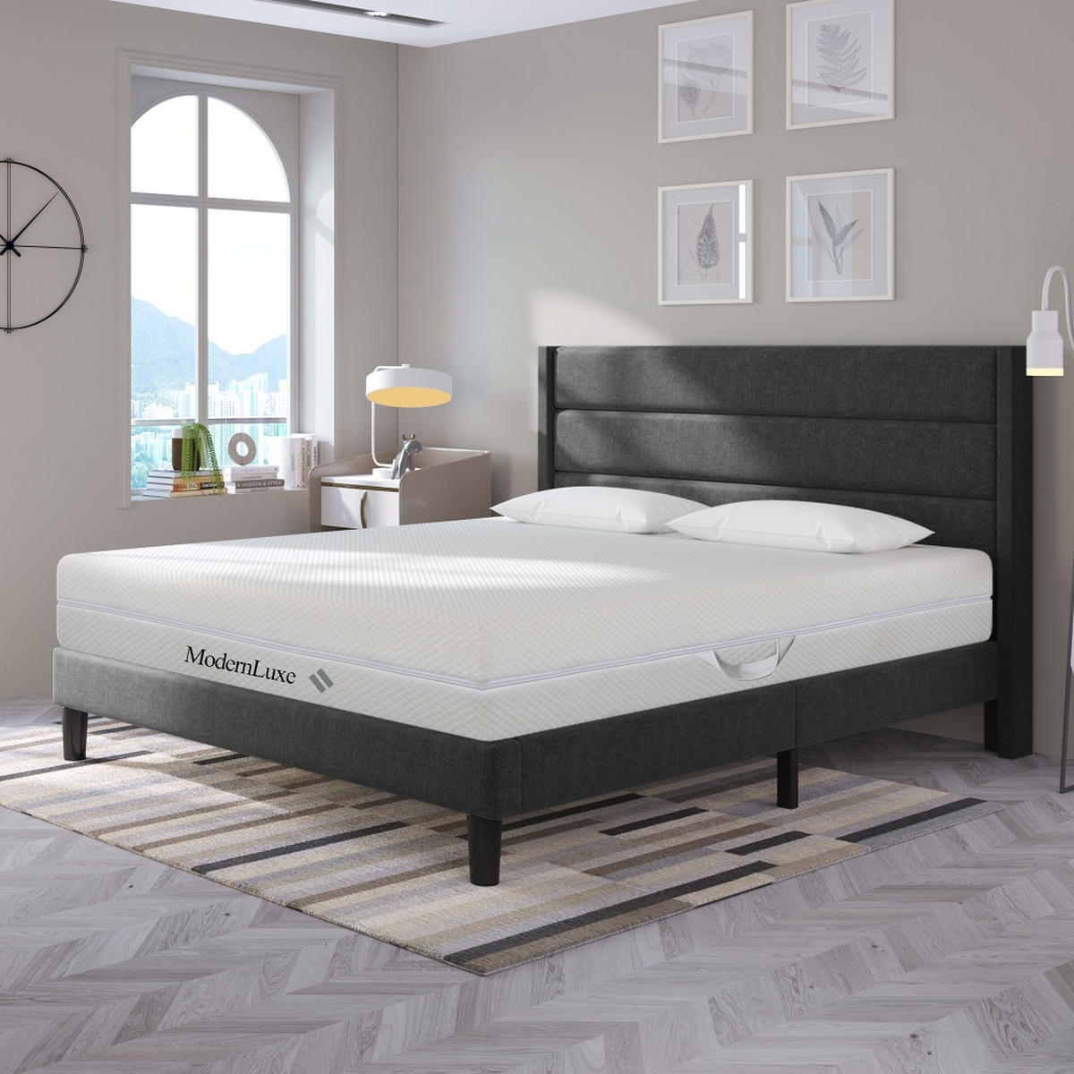 KALTSCHAUMMATRATZE 7 ZONEN ERGONOMISCH Wendematratze H2 H3 140/200/20 cm - Weiß, Metall (140/200cm) - Rolipo
