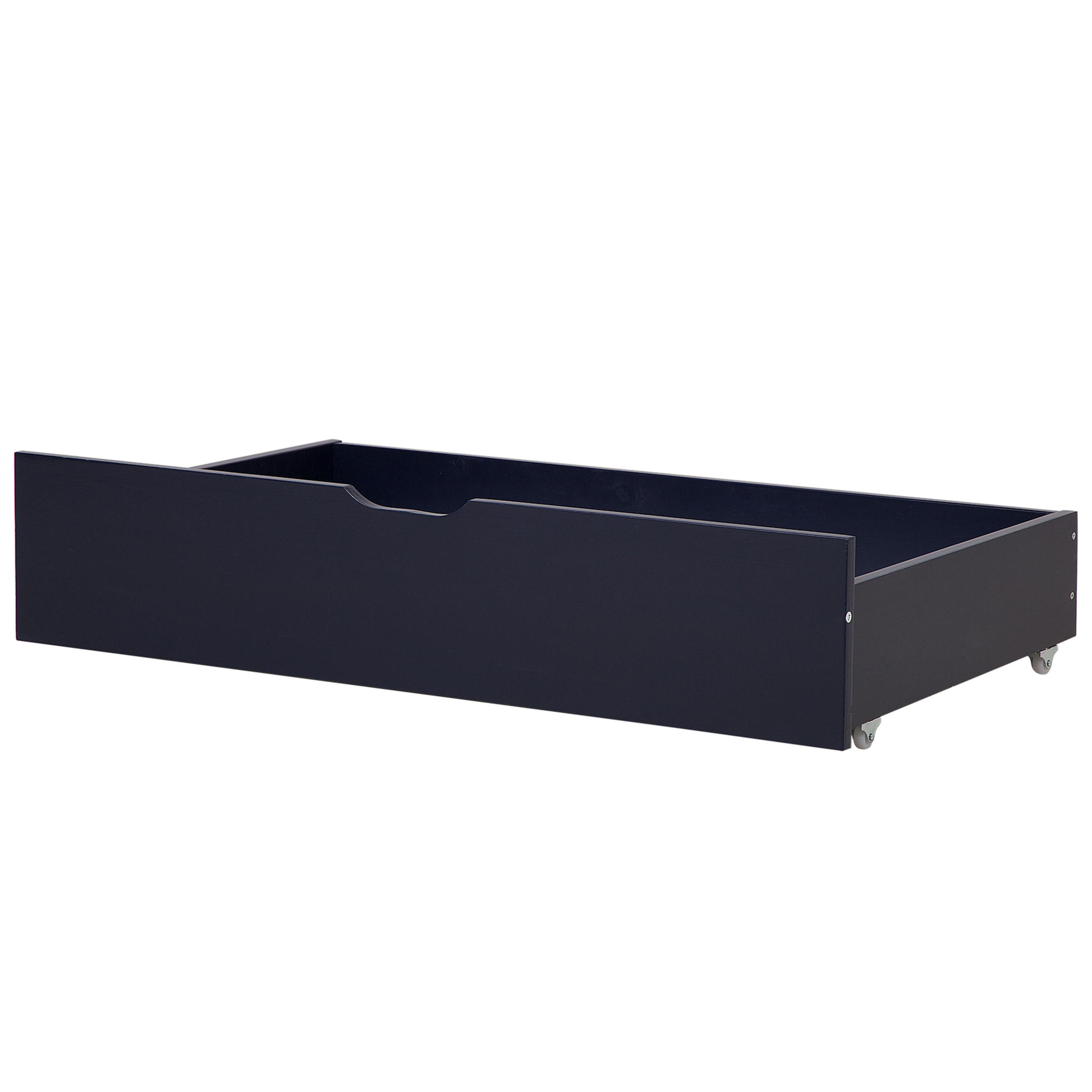 BETTSCHUBLADE 2er set Blau Rumilly - Blau, Holz - Beliani
