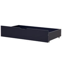 BETTSCHUBLADE 2er set Blau Rumilly - Blau, Holz - Beliani