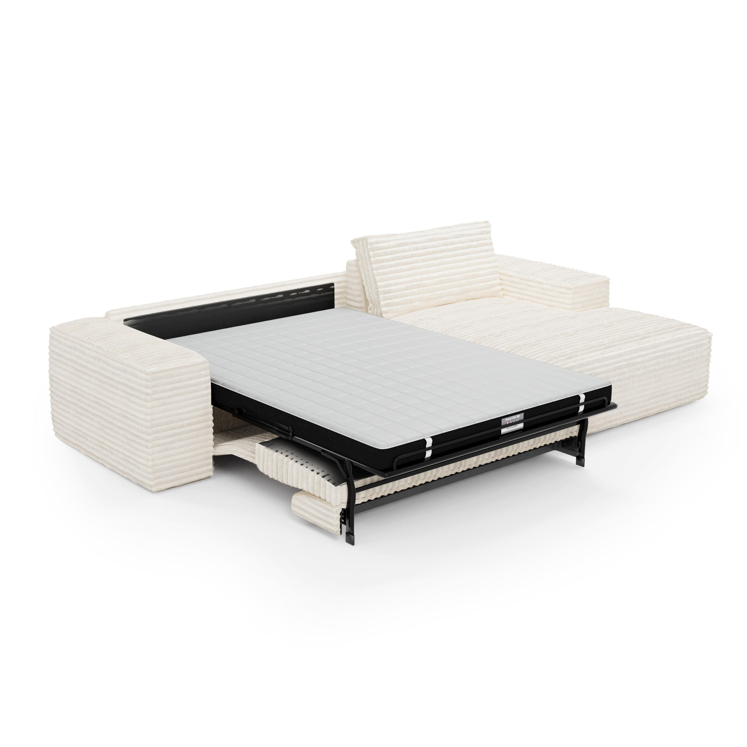 Thumbnail - Sia Home Ecksofa, Creme, Textil, 5-Sitzer, L-Form,Rechteckig, 302x165 cm, Wohnzimmer, Sofas & Couches, Wohnlandschaften,...