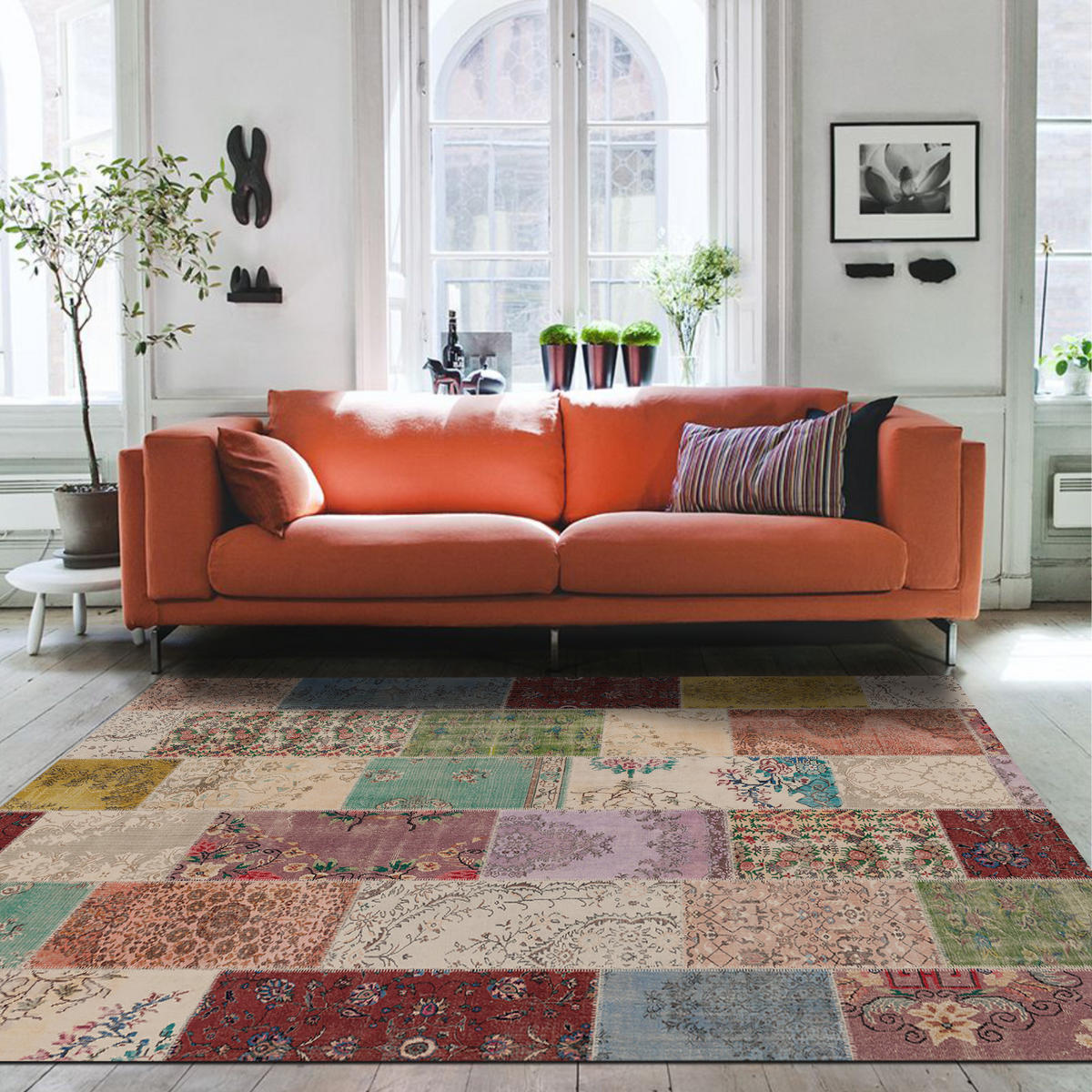 TEPPICH Afra 200/300 cm - Multicolor, Textil (200/300cm) - Bamyum